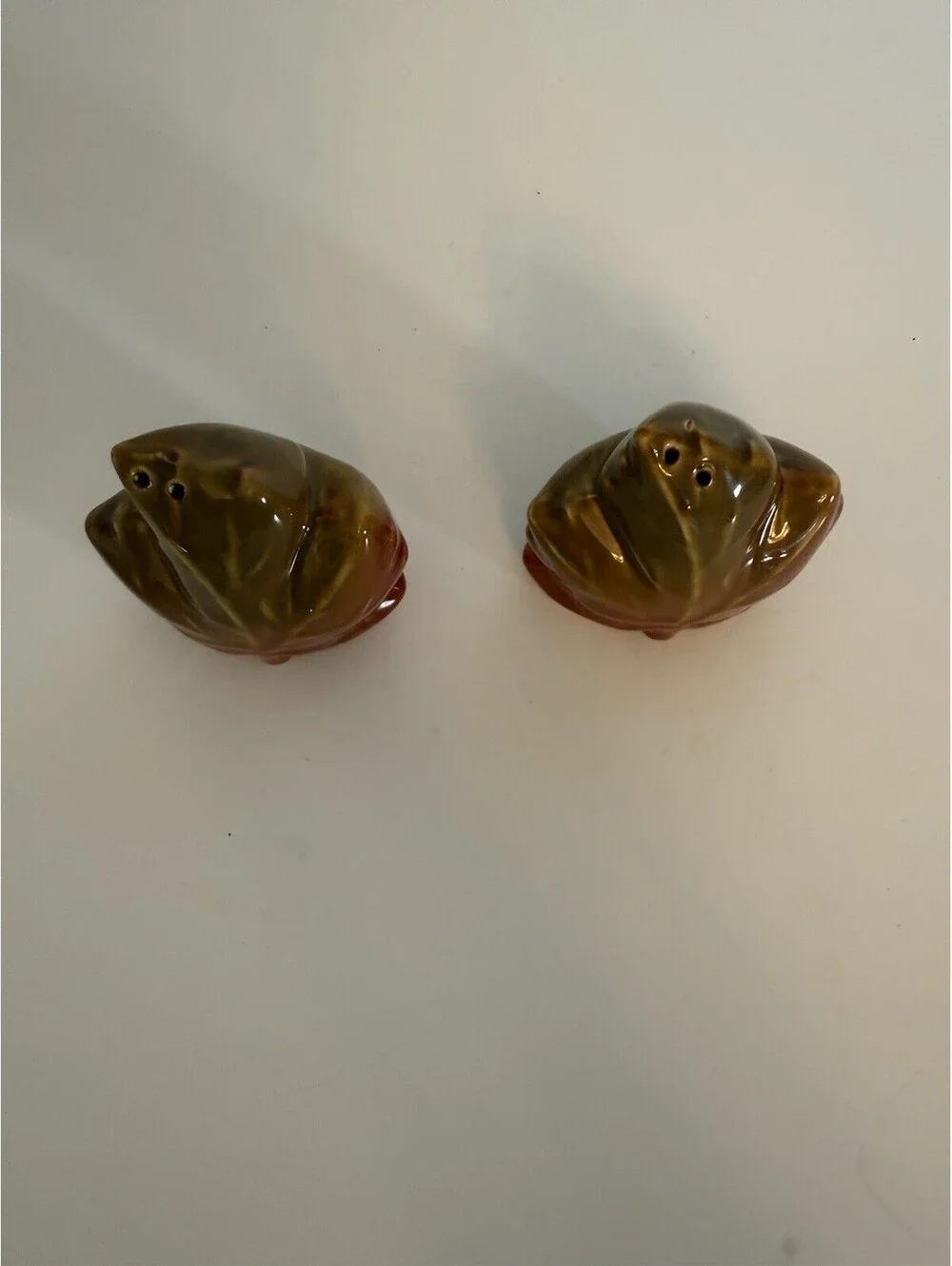 VTG Better Homes & Gardens Salt & Pepper Shakers Maple Leaf Fall Autumn EUC